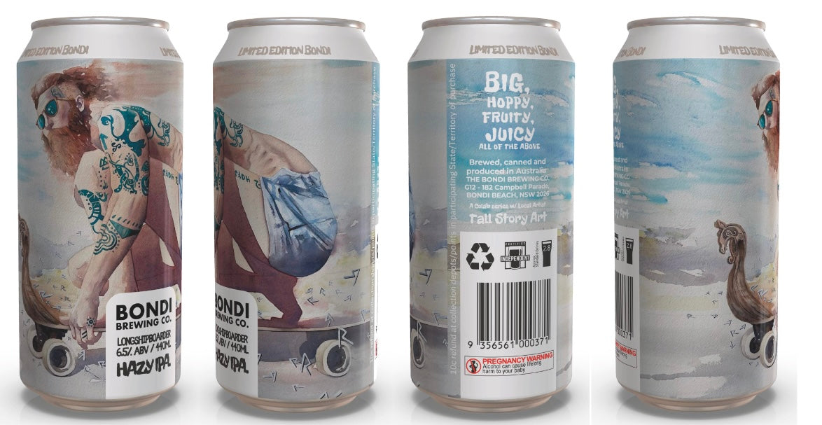 Longship Boarder Hazy IPA 16pk (6 Cases left in stock)