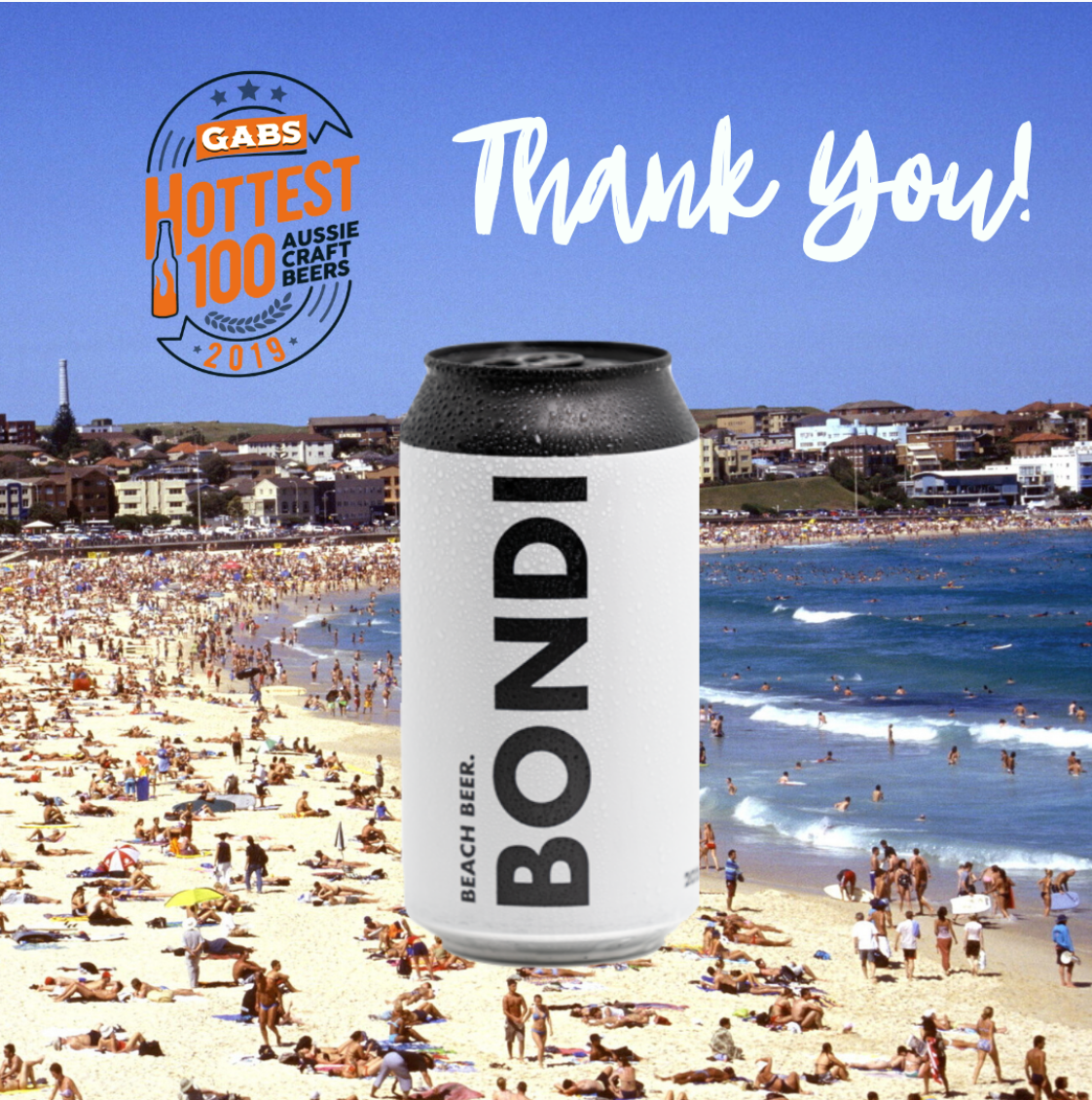GABS 2020 - Bondi Beer In The Top 50 !